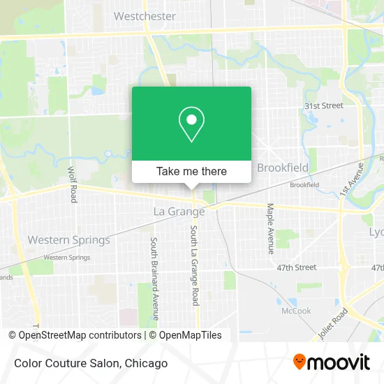 Color Couture Salon map