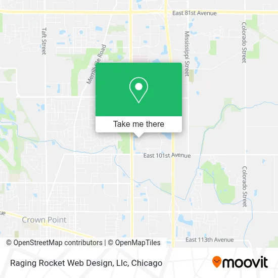 Raging Rocket Web Design, Llc map