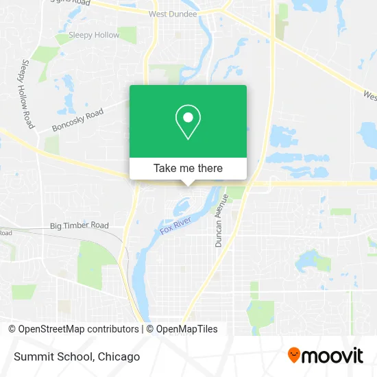 Summit School map