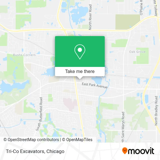 Tri-Co Excavators map