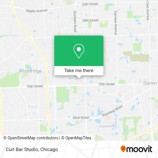 Curl Bar Studio map