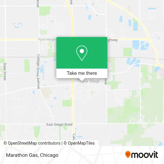 Marathon Gas map