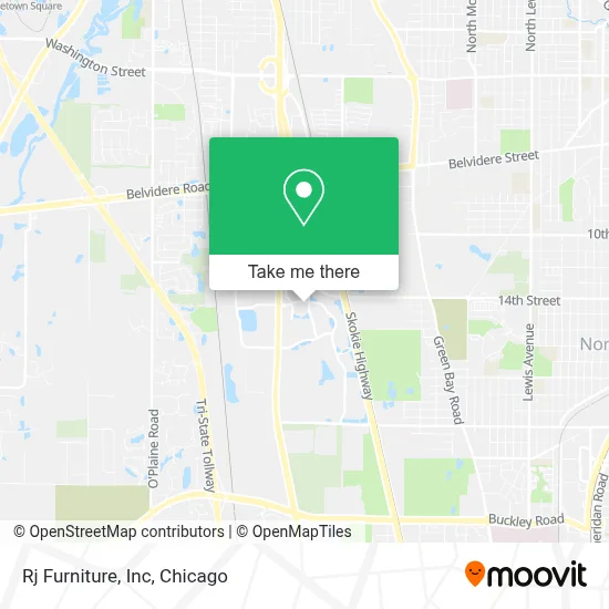 Rj Furniture, Inc map
