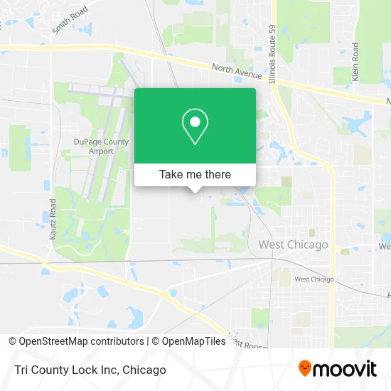 Tri County Lock Inc map