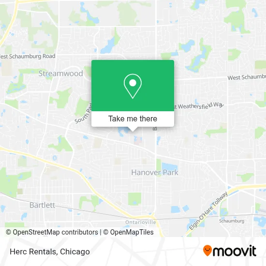 Herc Rentals map