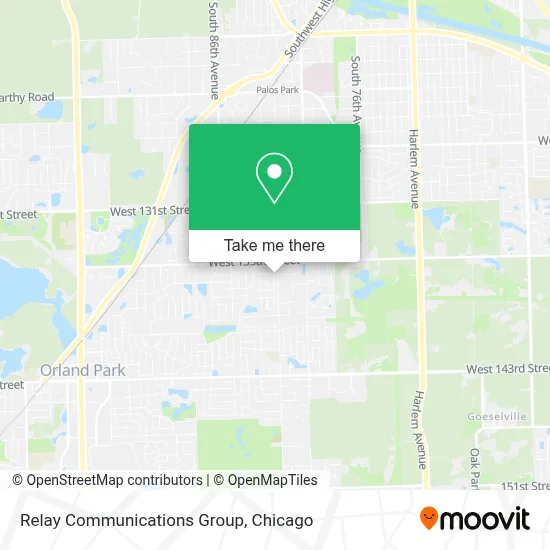 Relay Communications Group map