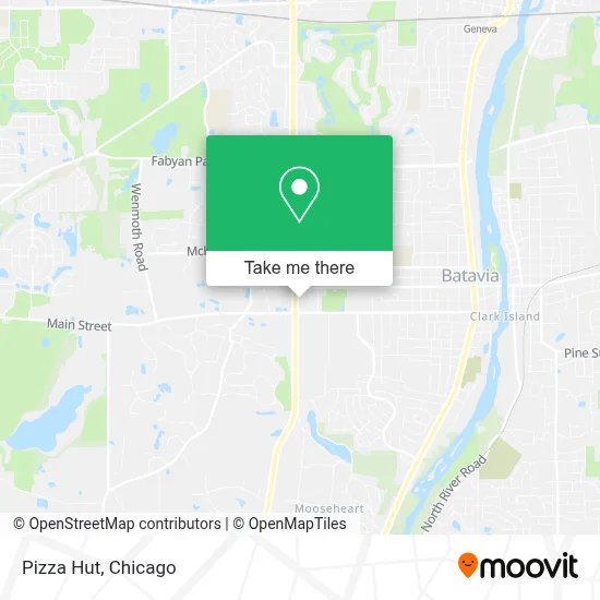 Pizza Hut map