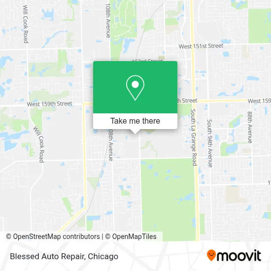 Blessed Auto Repair map