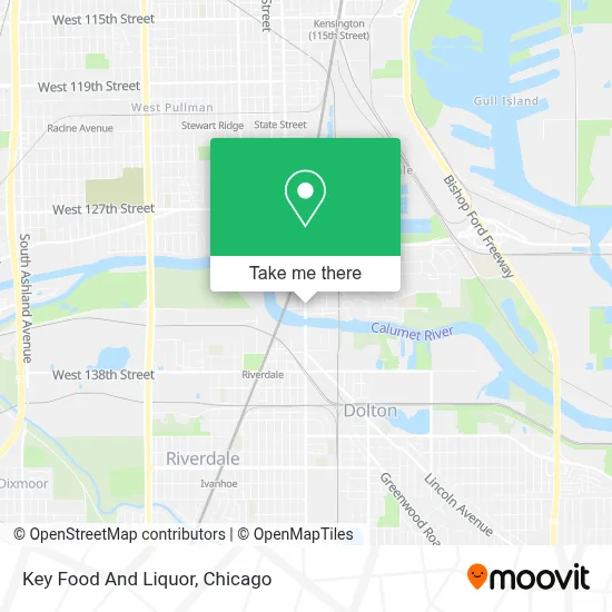 Key Food And Liquor map