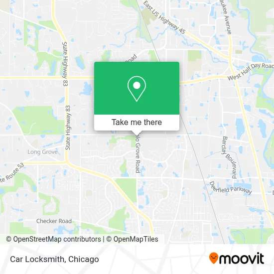 Car Locksmith map