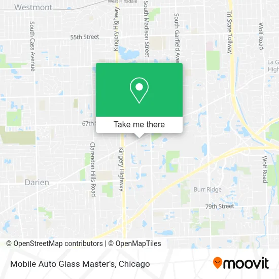 Mobile Auto Glass Master's map
