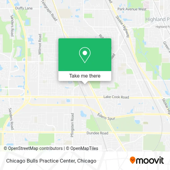 Chicago Bulls Practice Center map