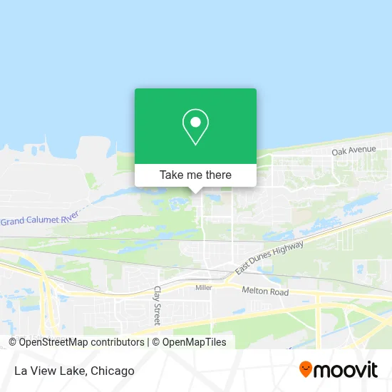 La View Lake map