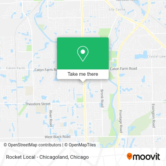 Rocket Local - Chicagoland map