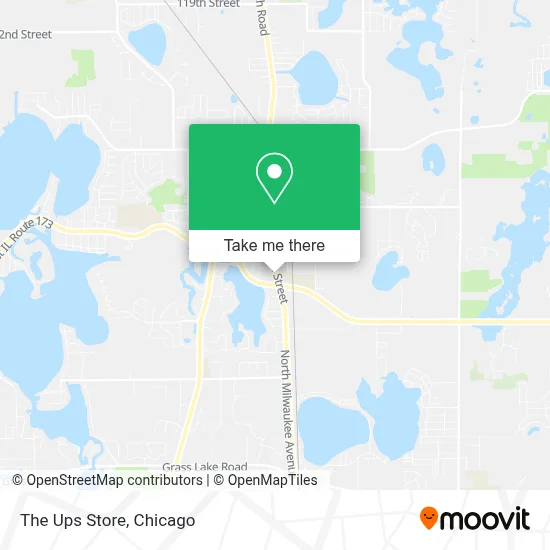 The Ups Store map