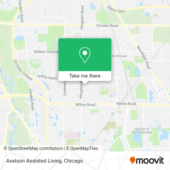 Axelson Assisted Living map