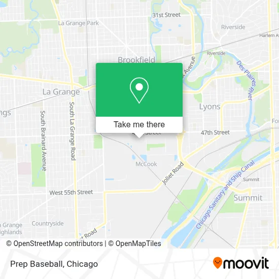 Prep Baseball map