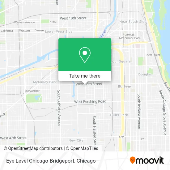 Eye Level Chicago-Bridgeport map