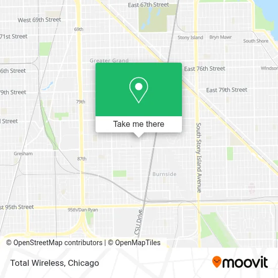 Total Wireless map