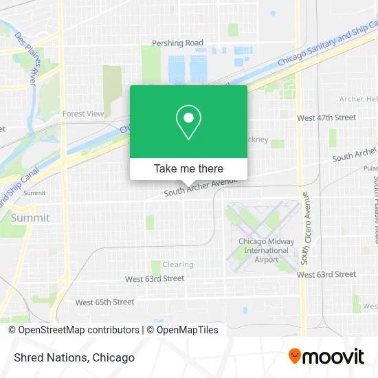 Shred Nations map