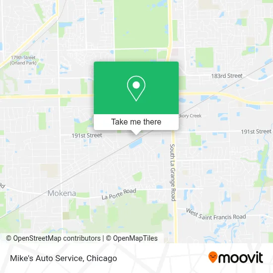 Mike's Auto Service map