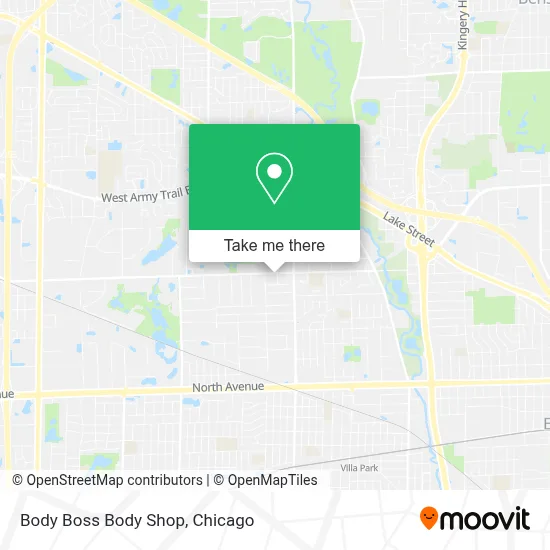 Body Boss Body Shop map