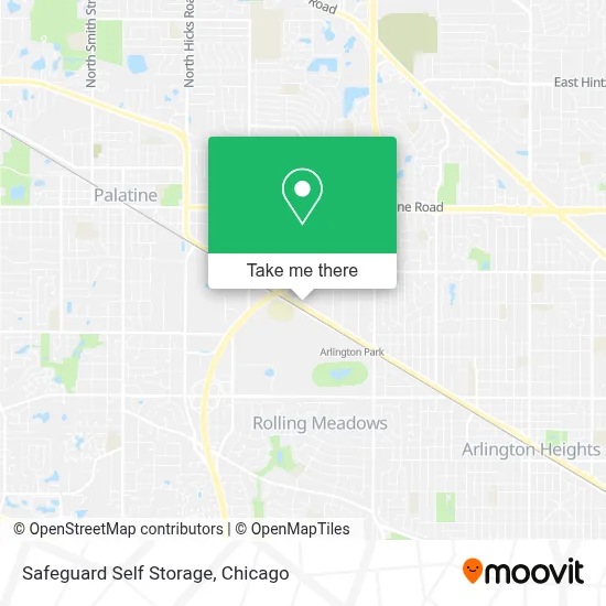Safeguard Self Storage map