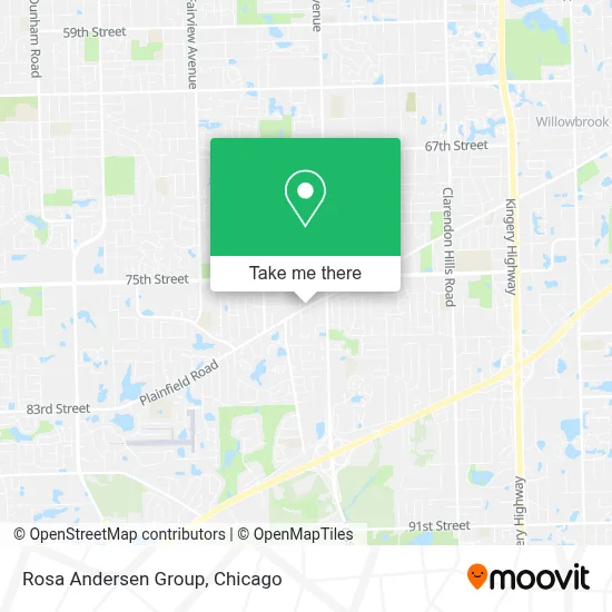 Rosa Andersen Group map