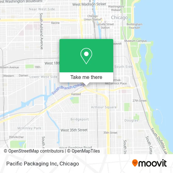 Pacific Packaging Inc map