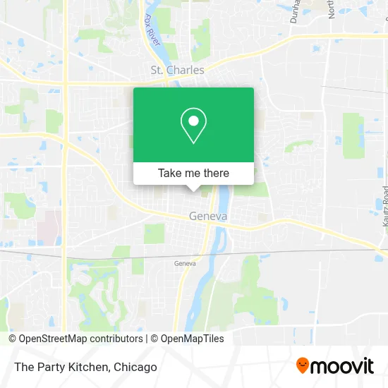 The Party Kitchen map