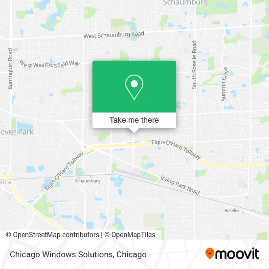 Chicago Windows Solutions map