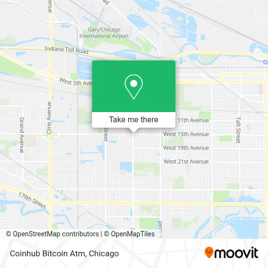 Coinhub Bitcoin Atm map