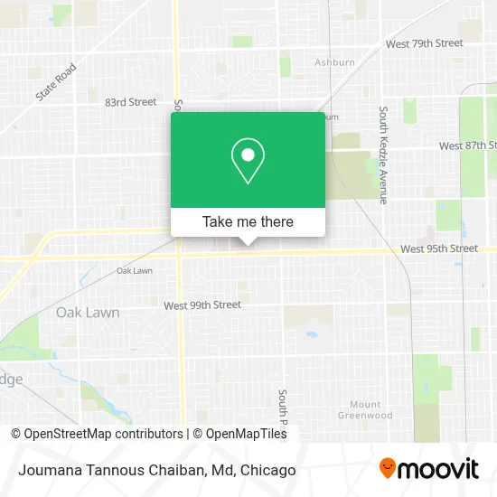 Joumana Tannous Chaiban, Md map