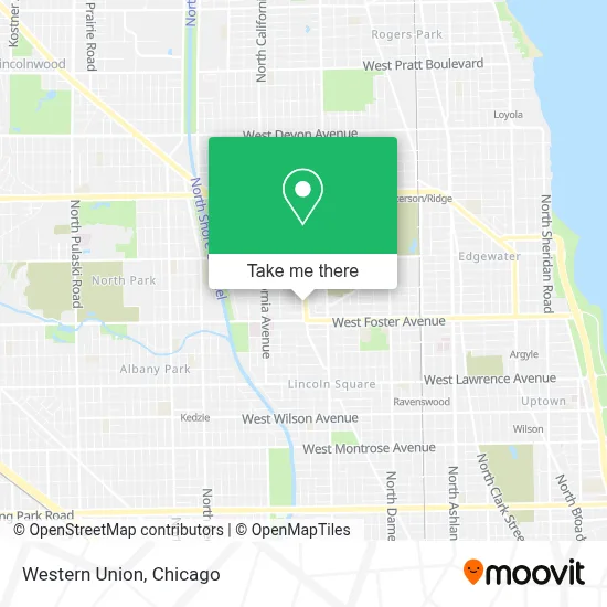 Western Union map