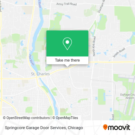 Springcore Garage Door Services map