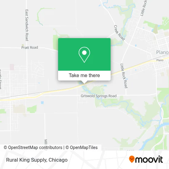 Rural King Supply map