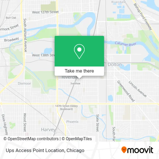 Ups Access Point Location map