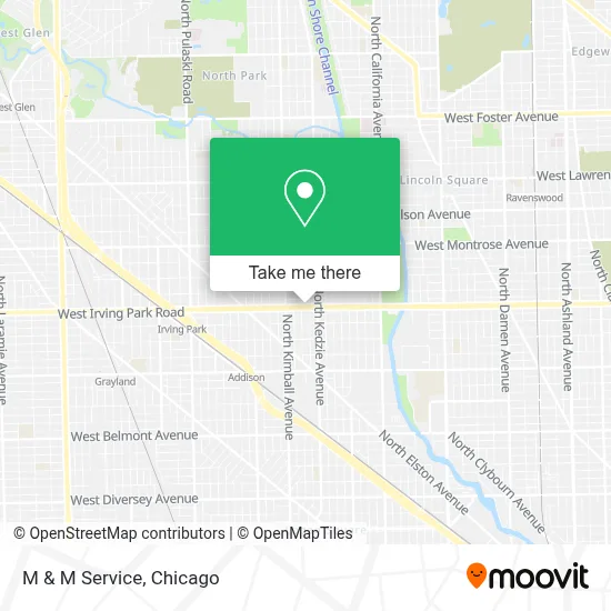 M & M Service map