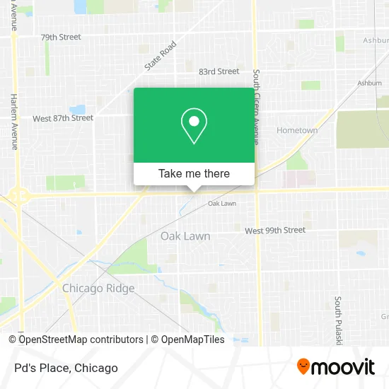 Pd's Place map