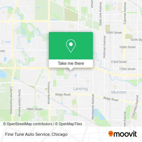 Fine Tune Auto Service map