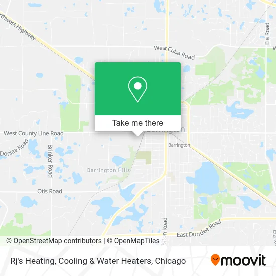 Rj's Heating, Cooling & Water Heaters map