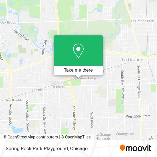 Spring Rock Park Playground map