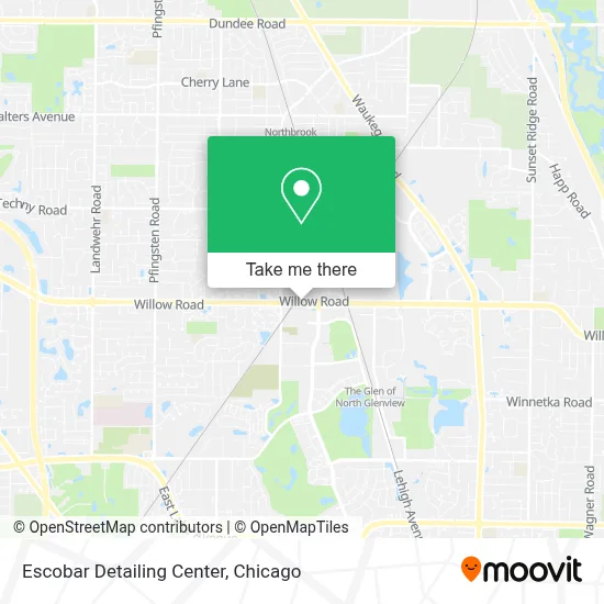 Escobar Detailing Center map