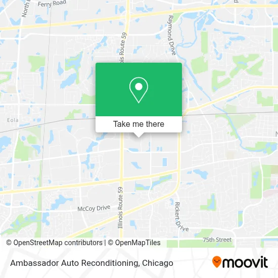 Ambassador Auto Reconditioning map