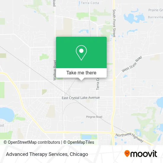 Advanced Therapy Services map