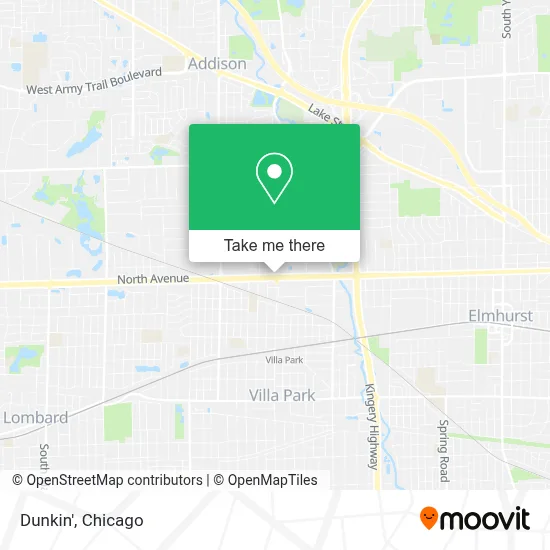 Dunkin' map