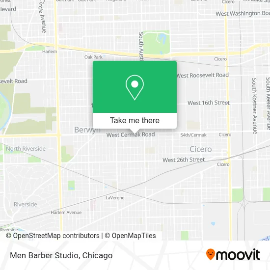 Men Barber Studio map