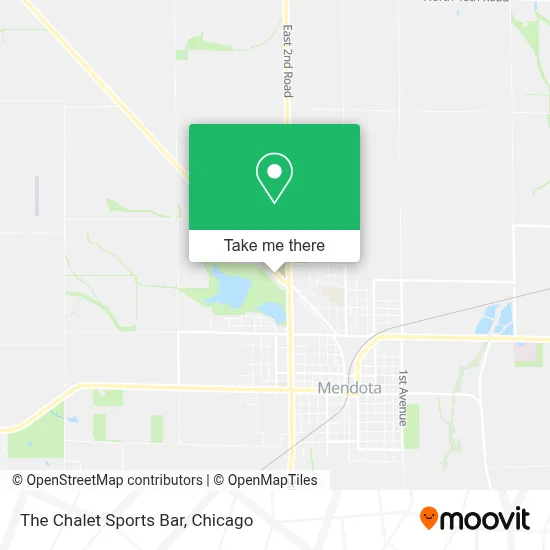 The Chalet Sports Bar map