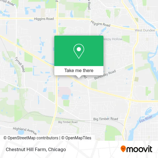 Chestnut Hill Farm map