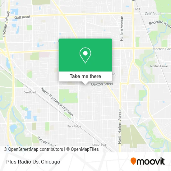 Plus Radio Us map